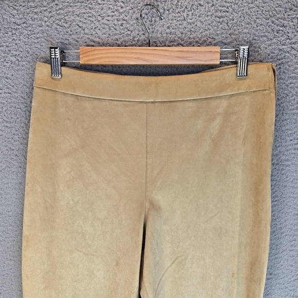 Tommy Bahama Salina Sands Womens Matchstick Pants Sz 8 Faux Suede - Picture 2 of 12